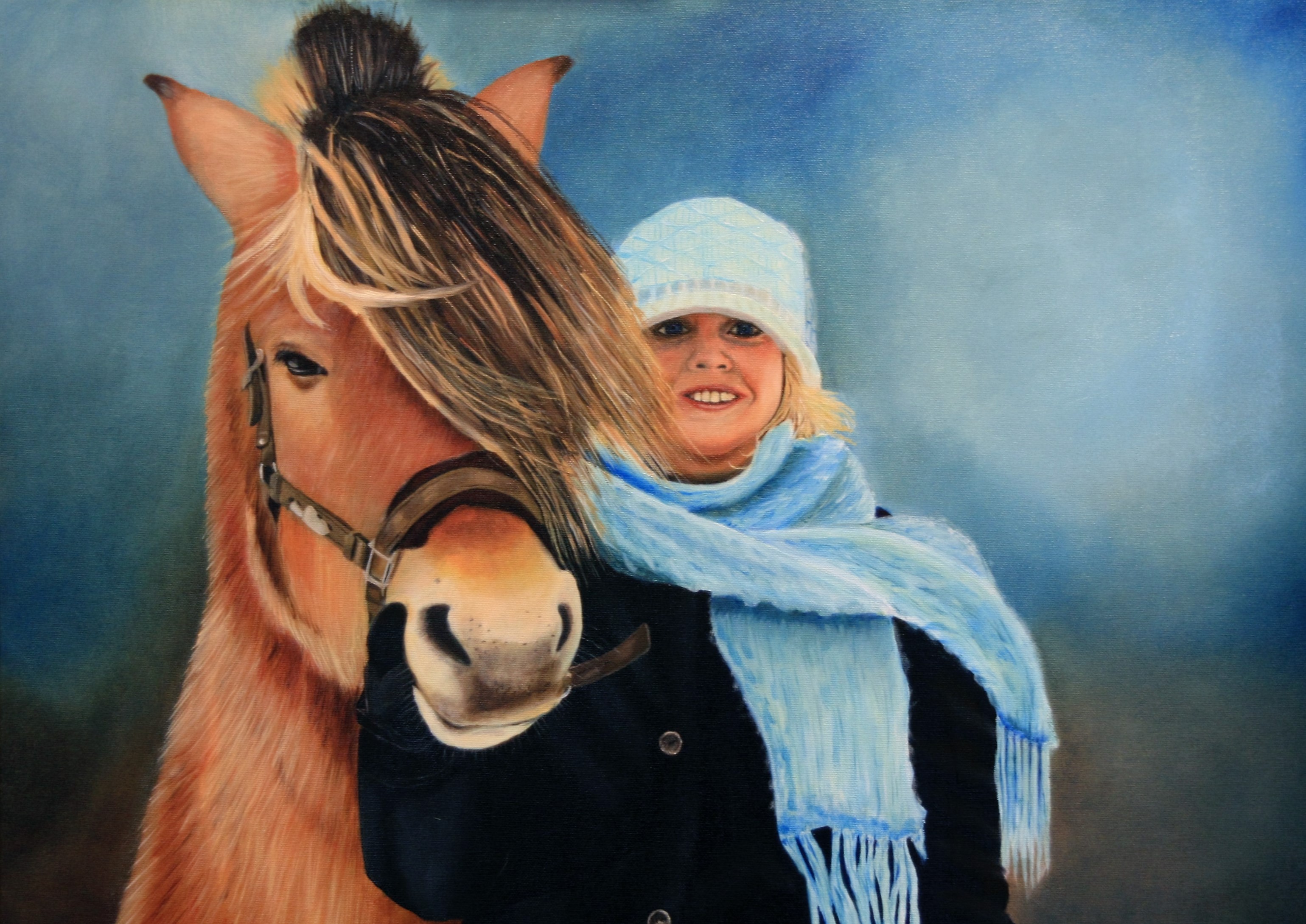 Grietje met haar paard