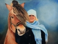 Grietje met haar paard