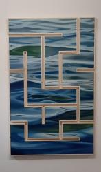 'H2O' - 118 x 73 cm - olieverf op panelen